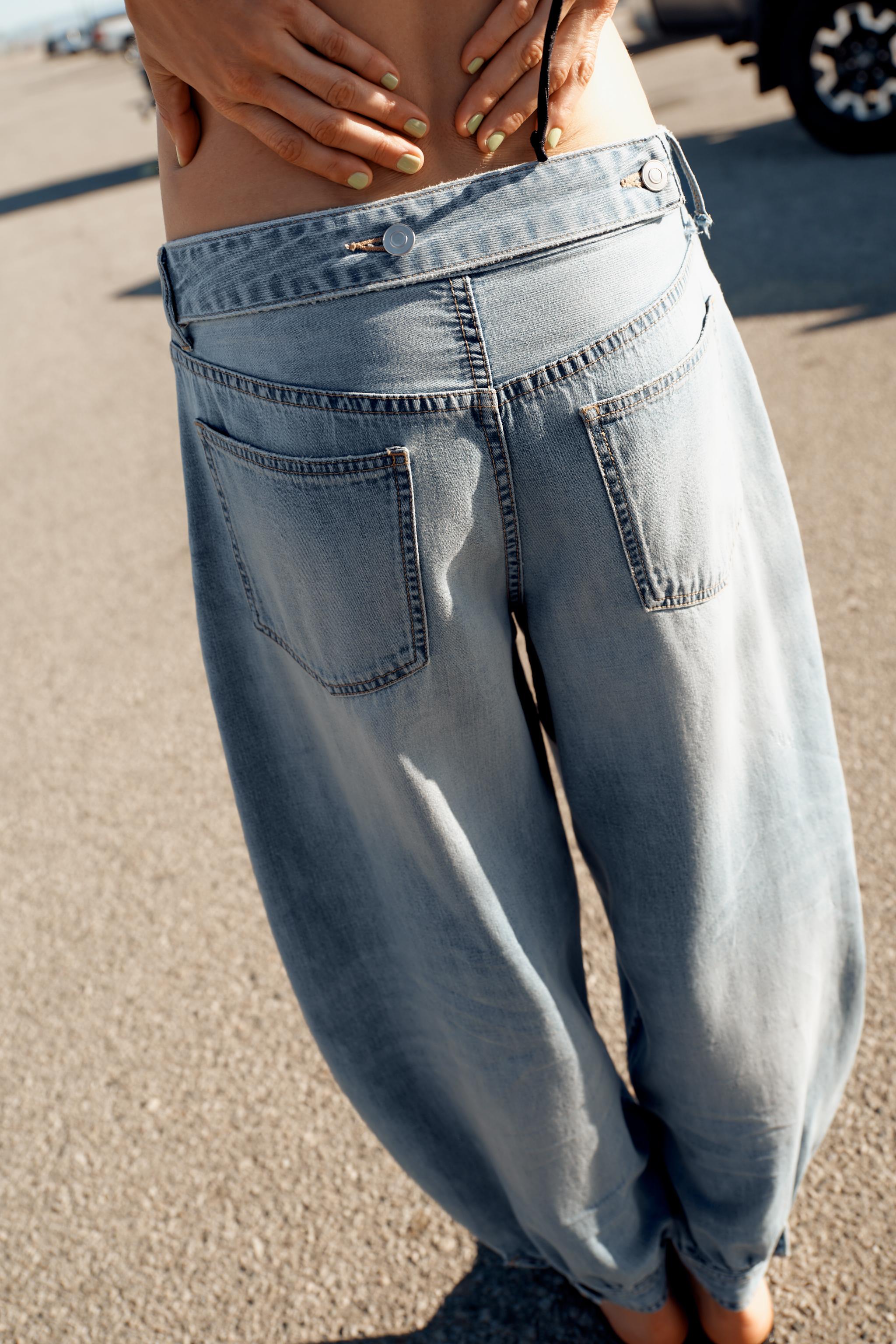 TRF MID-RISE BALLOON JEANS