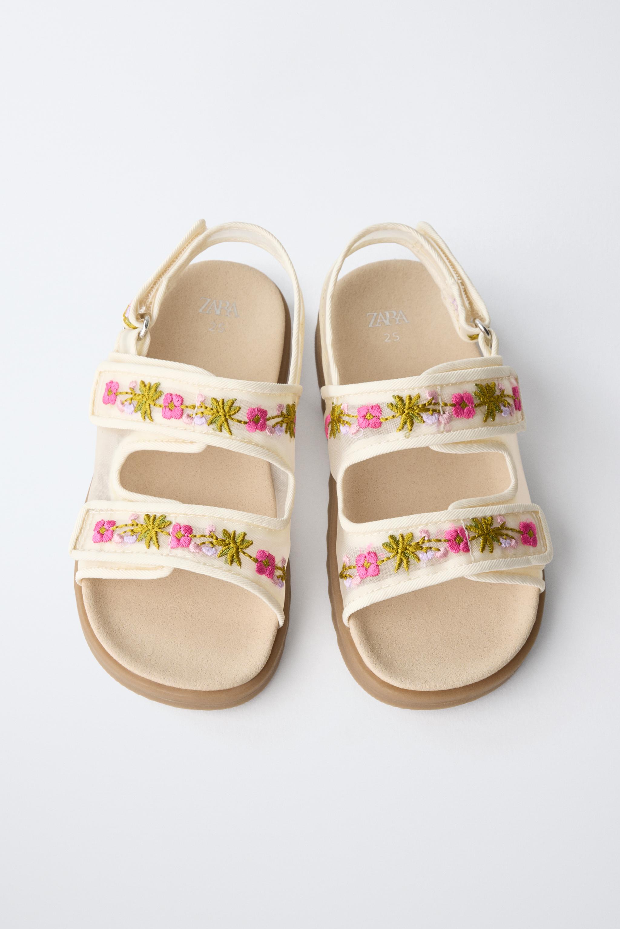 EMBROIDERED SANDALS