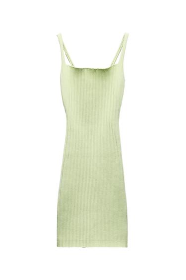 RIBBED MINI DRESS