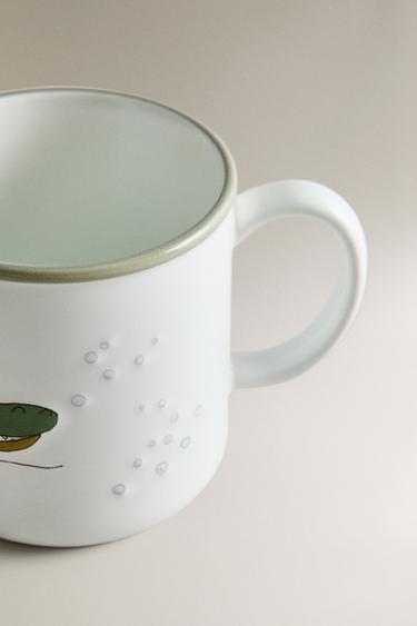 CHILDREN'S CERAMIC CROCODILE MUG - Multicoloured by Zara - Image 2