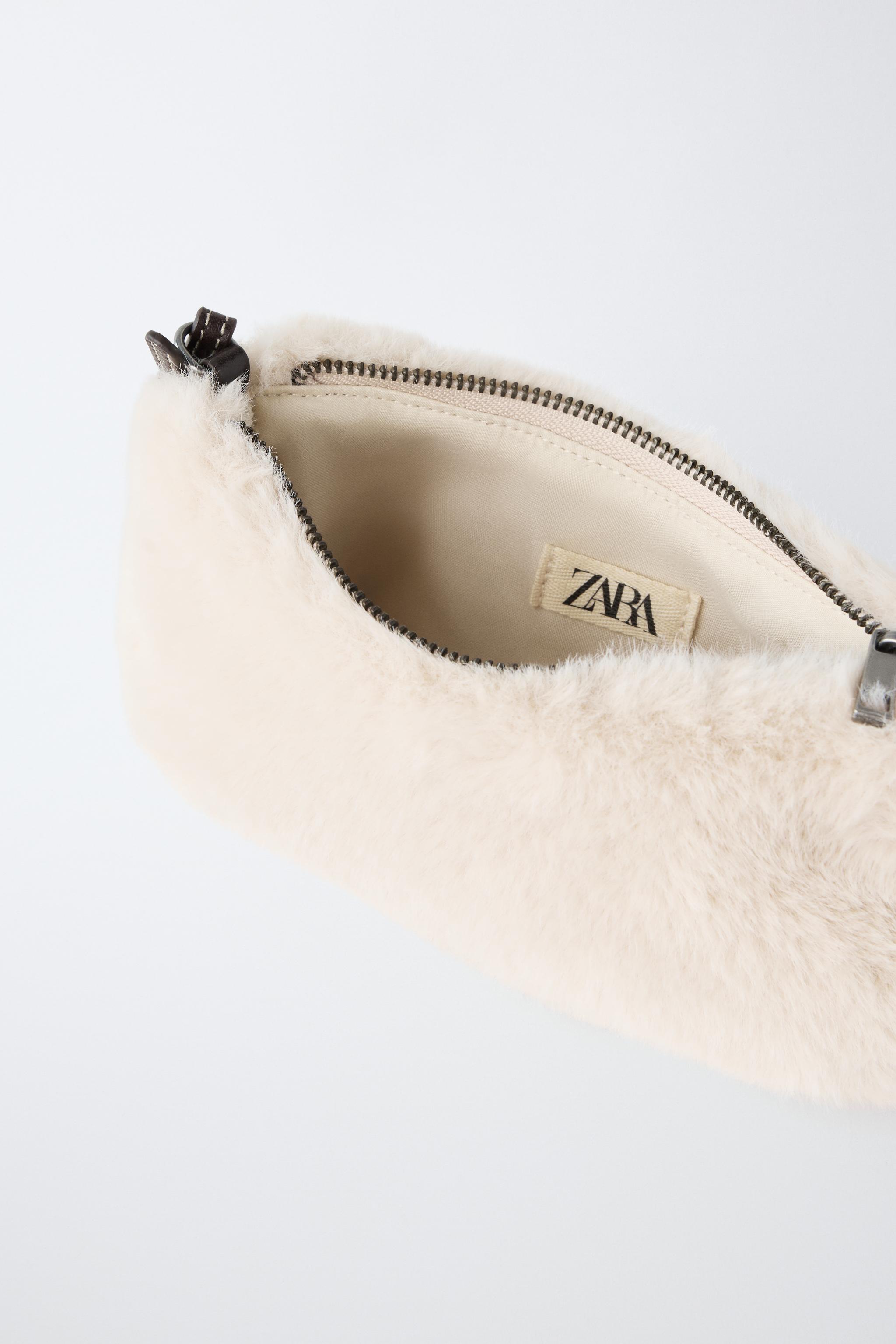 SAC SHOULDER EFFET FOURRURE