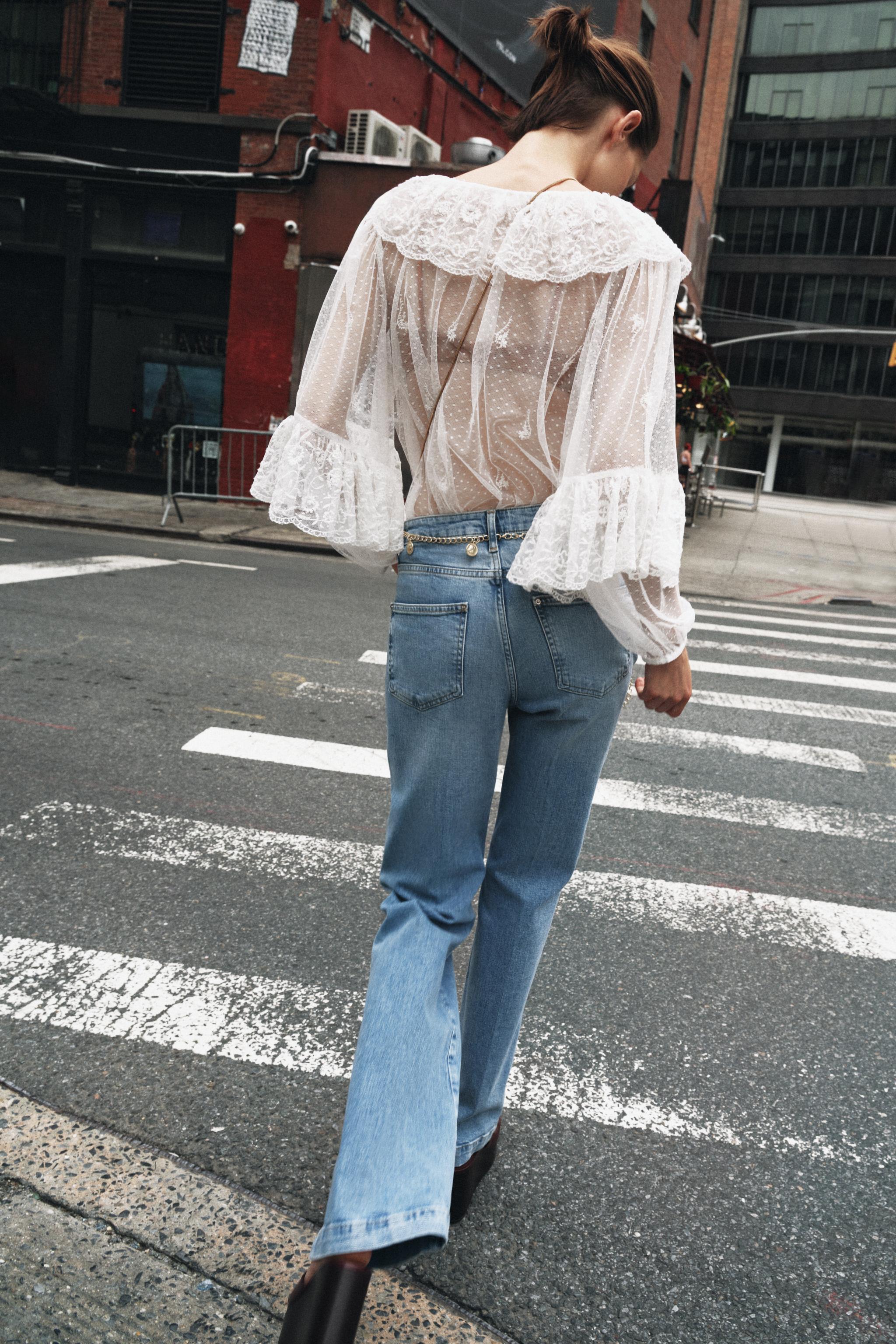 JEAN Z1975 BOOTCUT TAILLE HAUTE CEINTURE CHAÎNE