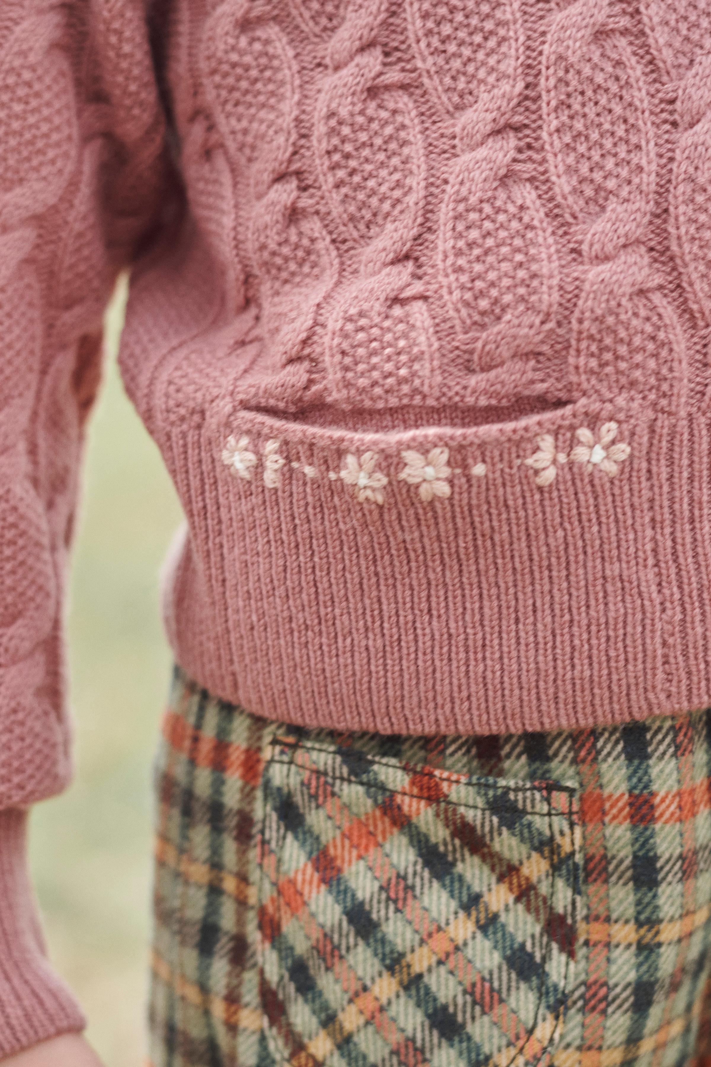 LIMITED EDITION CABLE KNIT 100% WOOL POLO SHIRT