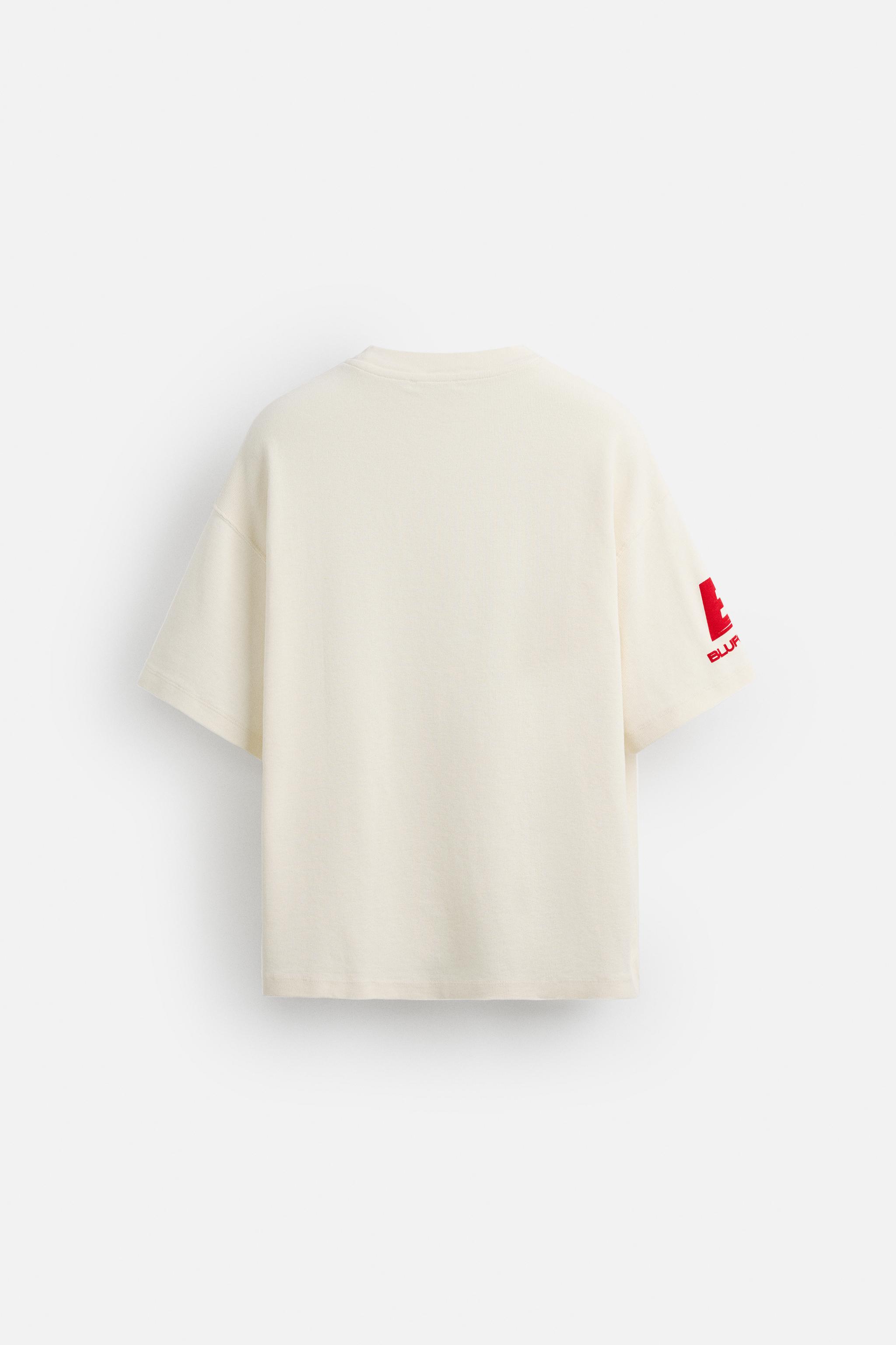 TEXTURED SLOGAN SWEATSHIRT - Ecru | ZARA United Kingdom