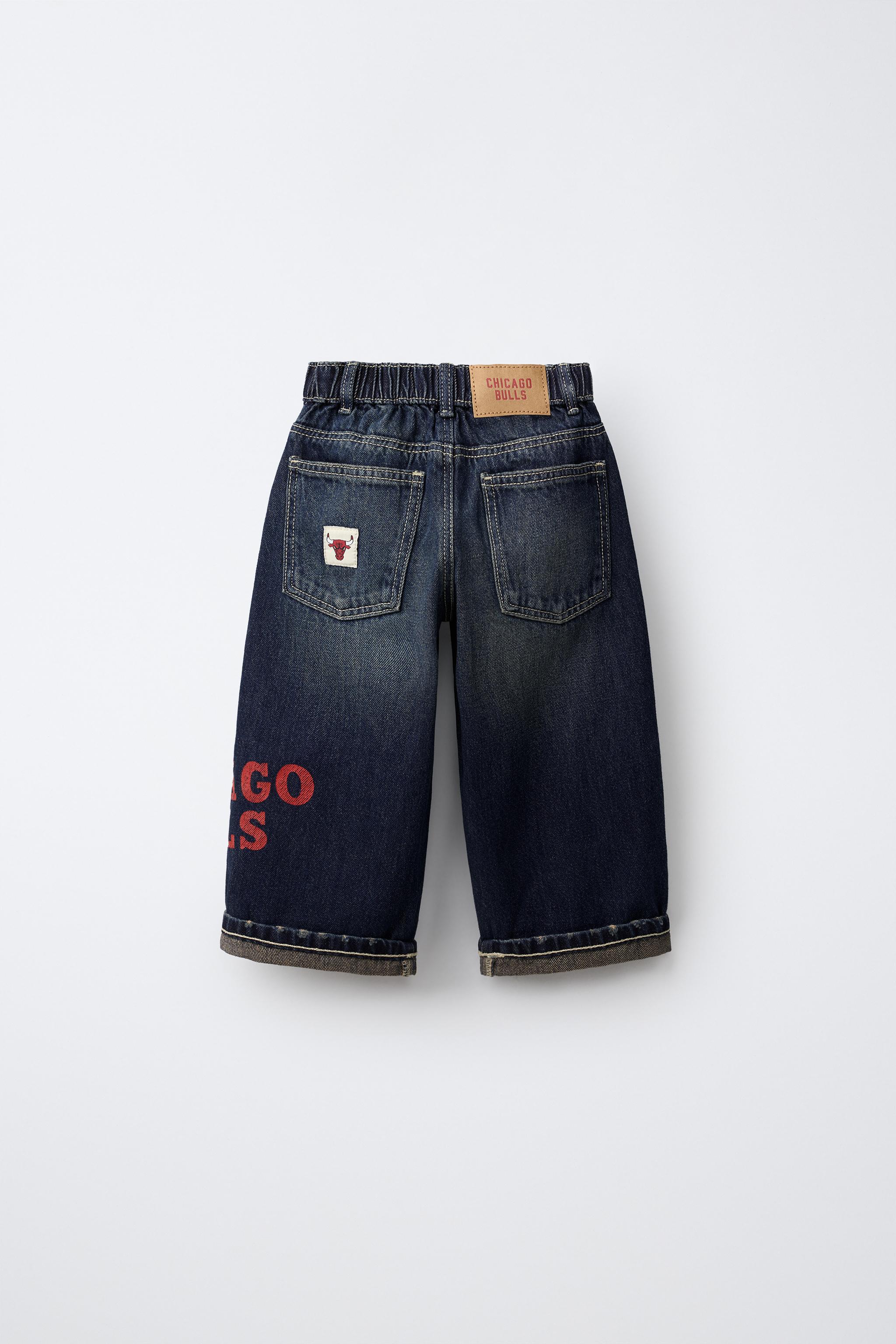 NBA CHICAGO BULLS WIDE-LEG JEANS