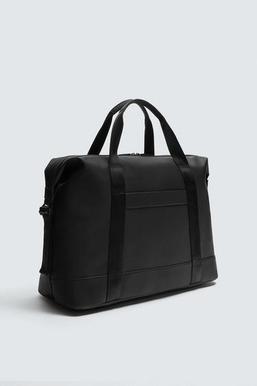 RUBBERISED TRAVEL BAG - Black by Zara - Image 1