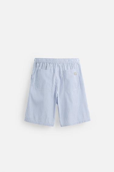STRIPED RELAXED FIT BERMUDA SHORTS - striped by Zara - Image 7