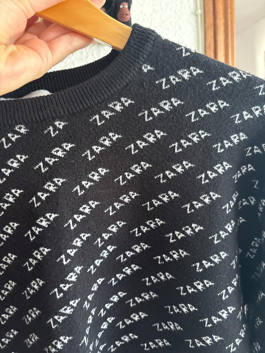 ZARA LOGO JACQUARD SWEATER - Image 3