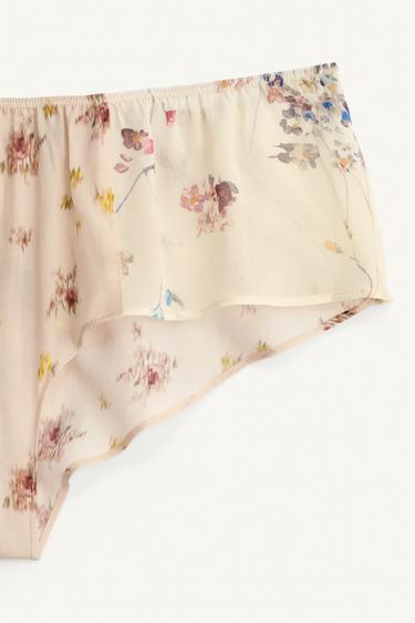 LIMITED EDITION FLORAL BRIEFS - Printed by Zara - Image 3