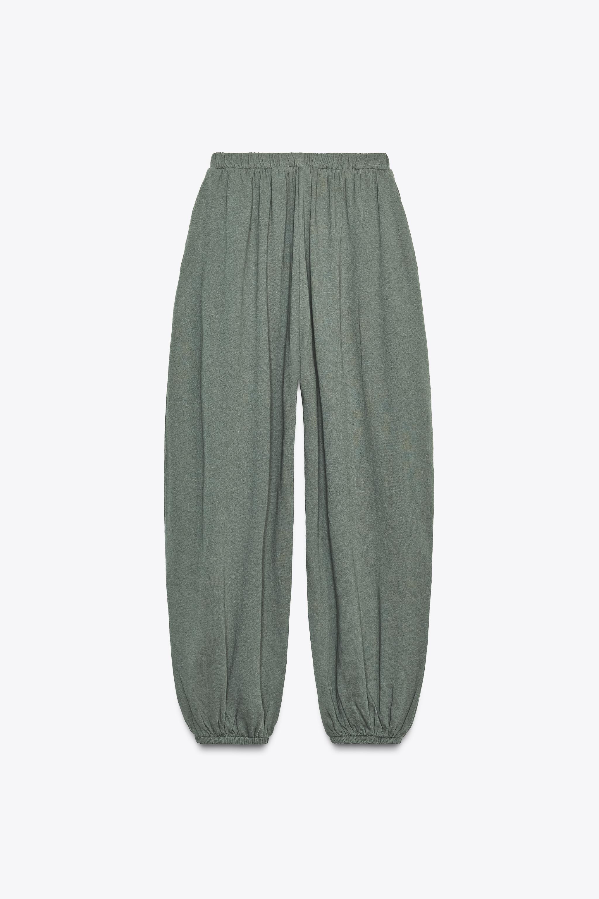 PLUSH BALLOON PANTS - Brown | ZARA United States