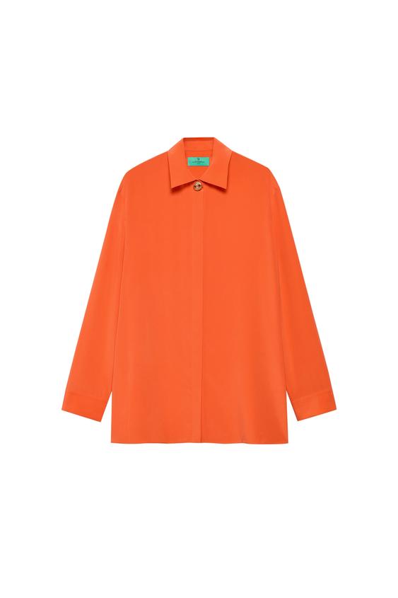 Koszula 100% jedwabiu marisa berenson x zara
