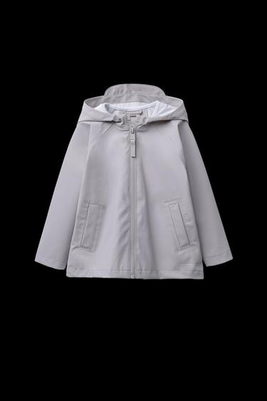 LIGHTWEIGHT WATER-REPELLENT RAINCOAT - Greyish by Zara - Image 0
