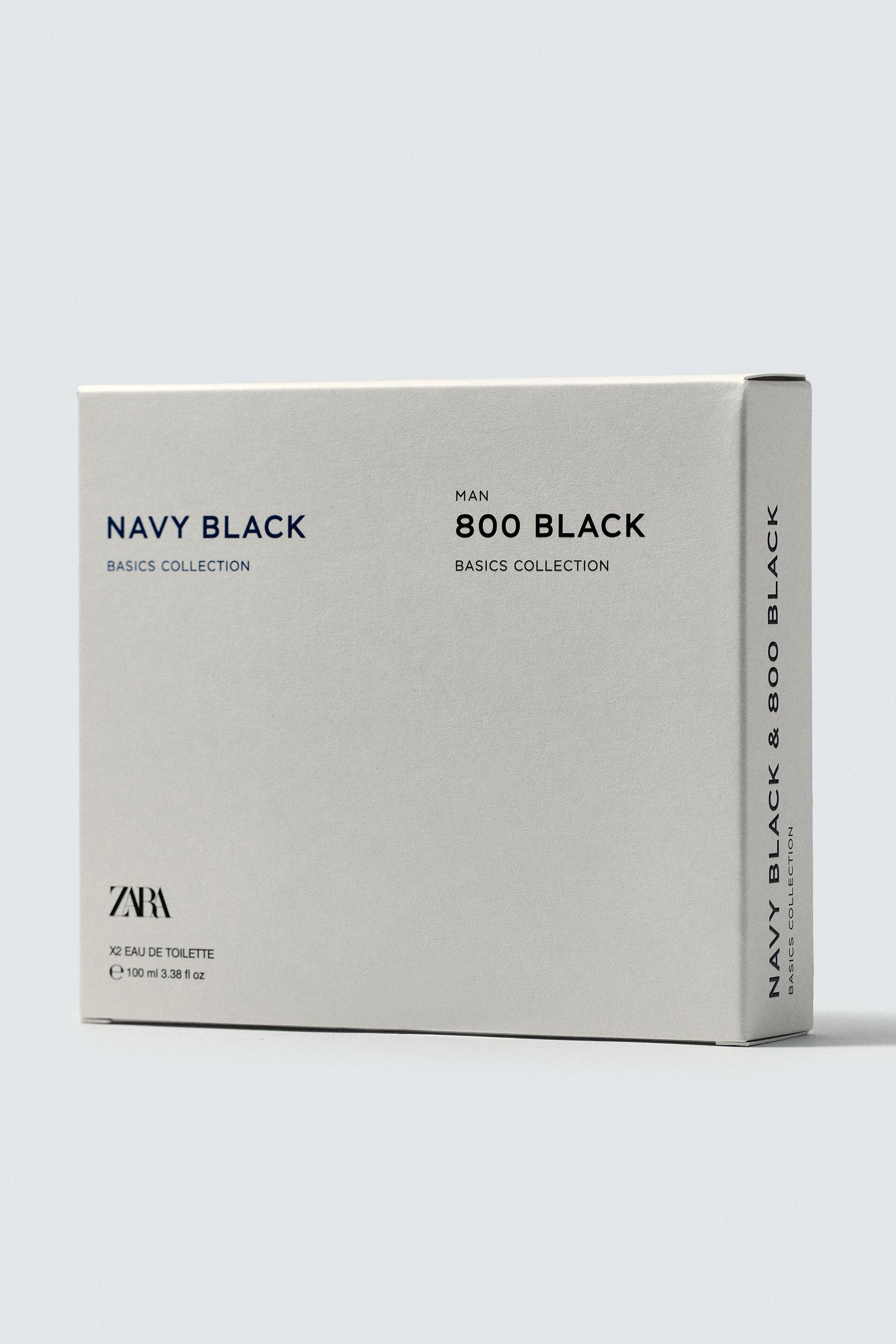 NAVY BLACK + ZARA MAN 800 BLACK EDT 2X100 ML (3,4 FL. OZ)