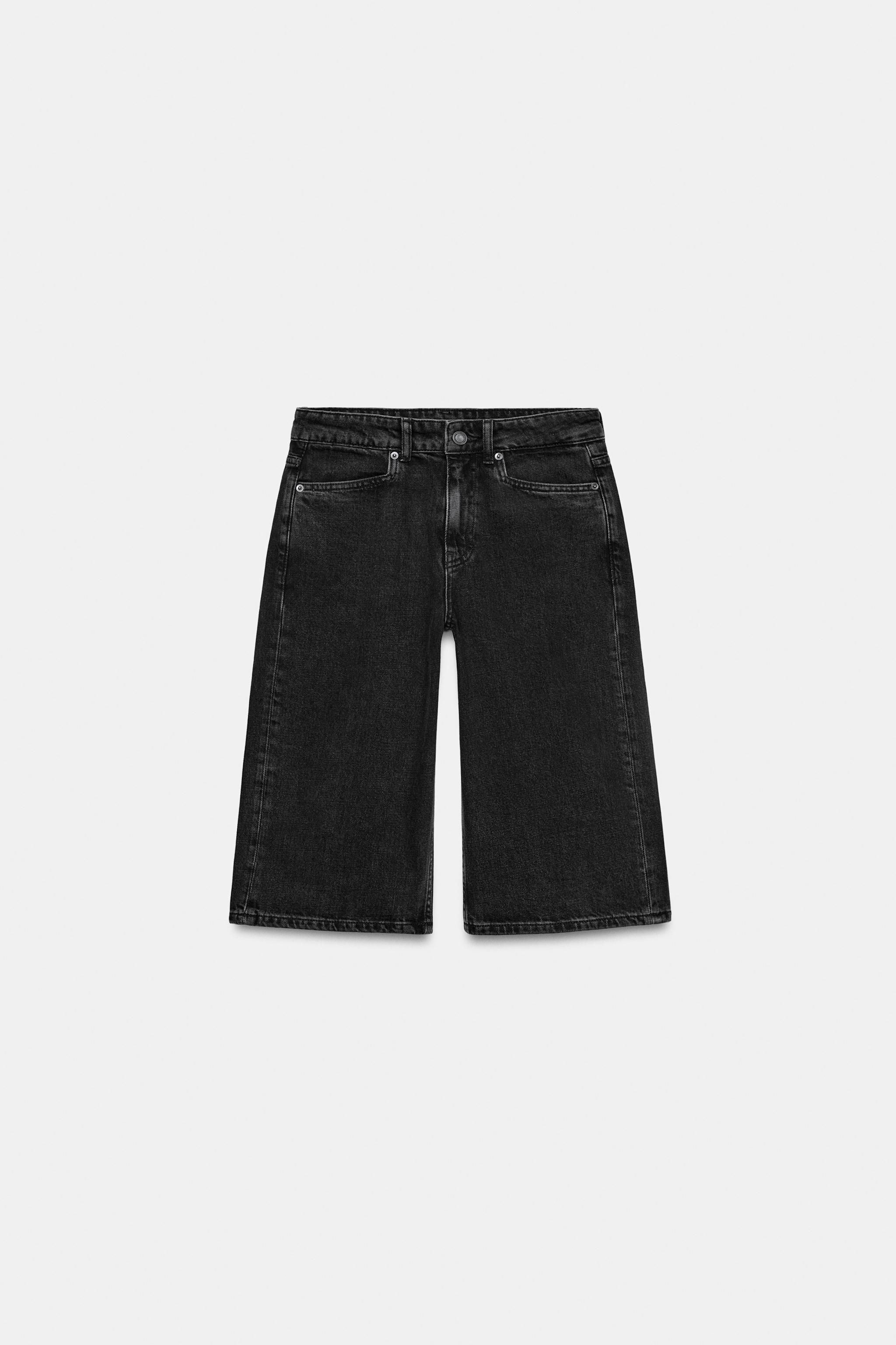 Женские шорты Zara ZW COLLECTION MID-RISE DENIM SHORTS — фото 4