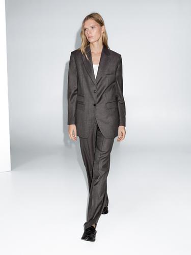Zara 100% wool suit blazer - Black gold