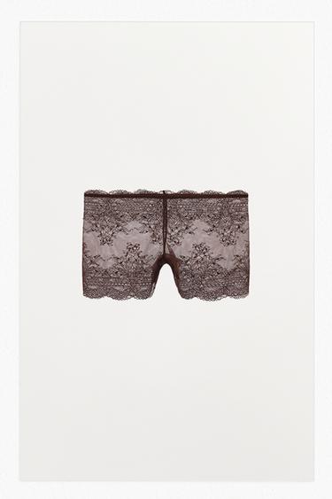 КЮЛОТ ШІЛТЕР ІШ КИІМ - Қара қоңыр Zara компаниясынан