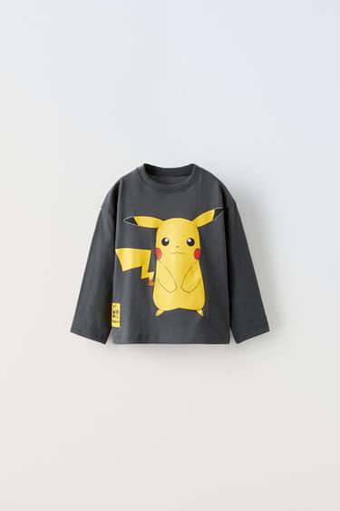 PIKACHU POKÉMON™ T-SHIRT - Anthracite grey by Zara - Image 0
