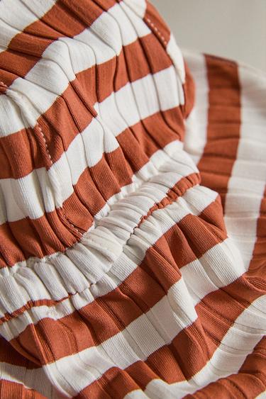 KIDS’ STRIPED BEACH HAT - Brick by Zara - Image 2