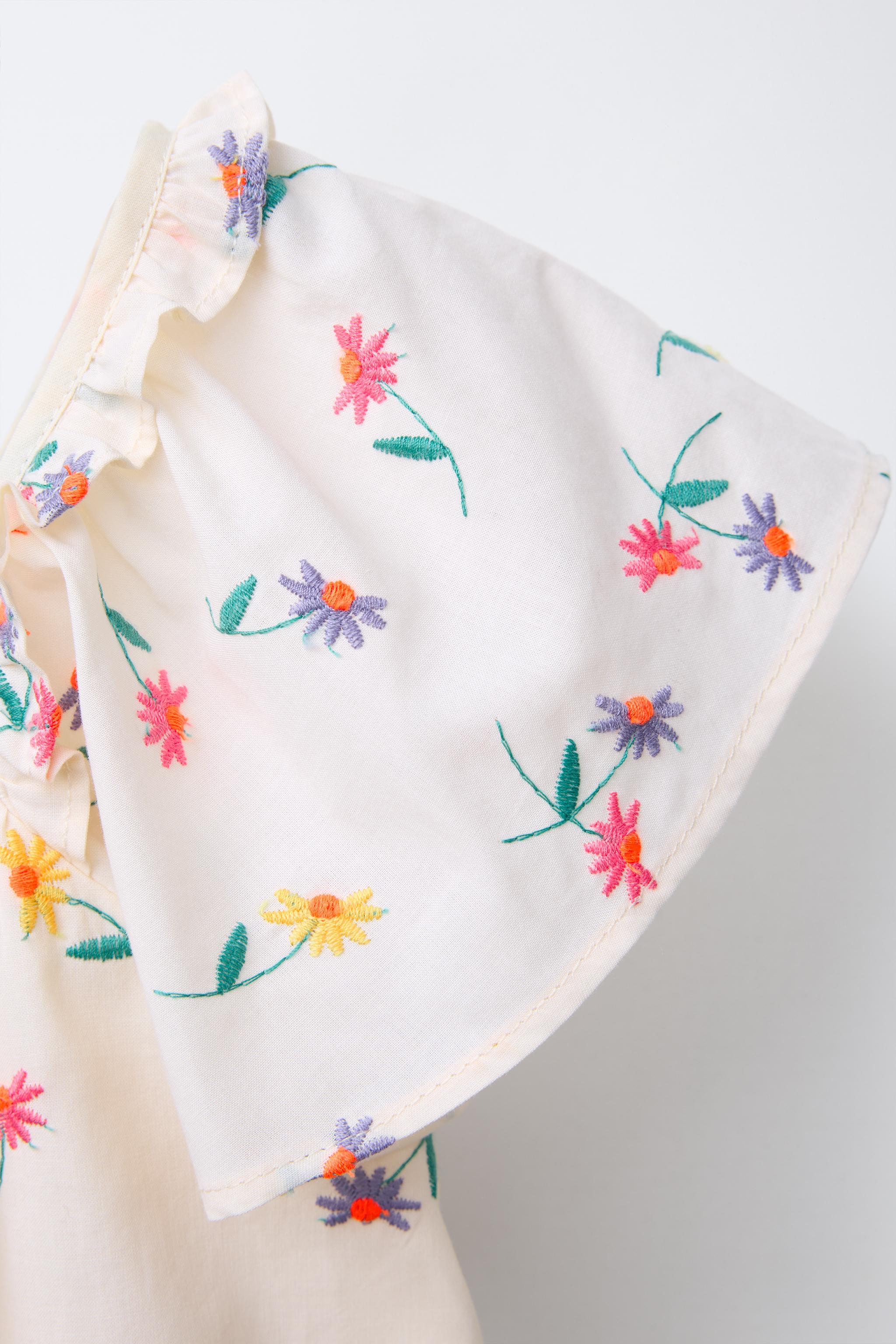 FLORAL EMBROIDERED SHIRT - Multicolored | ZARA United States