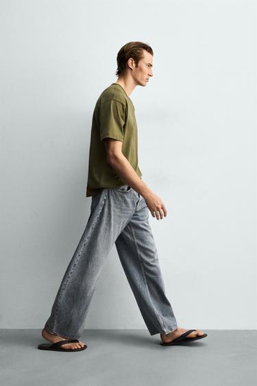BARREL FIT JEANS - Faded blue by Zara