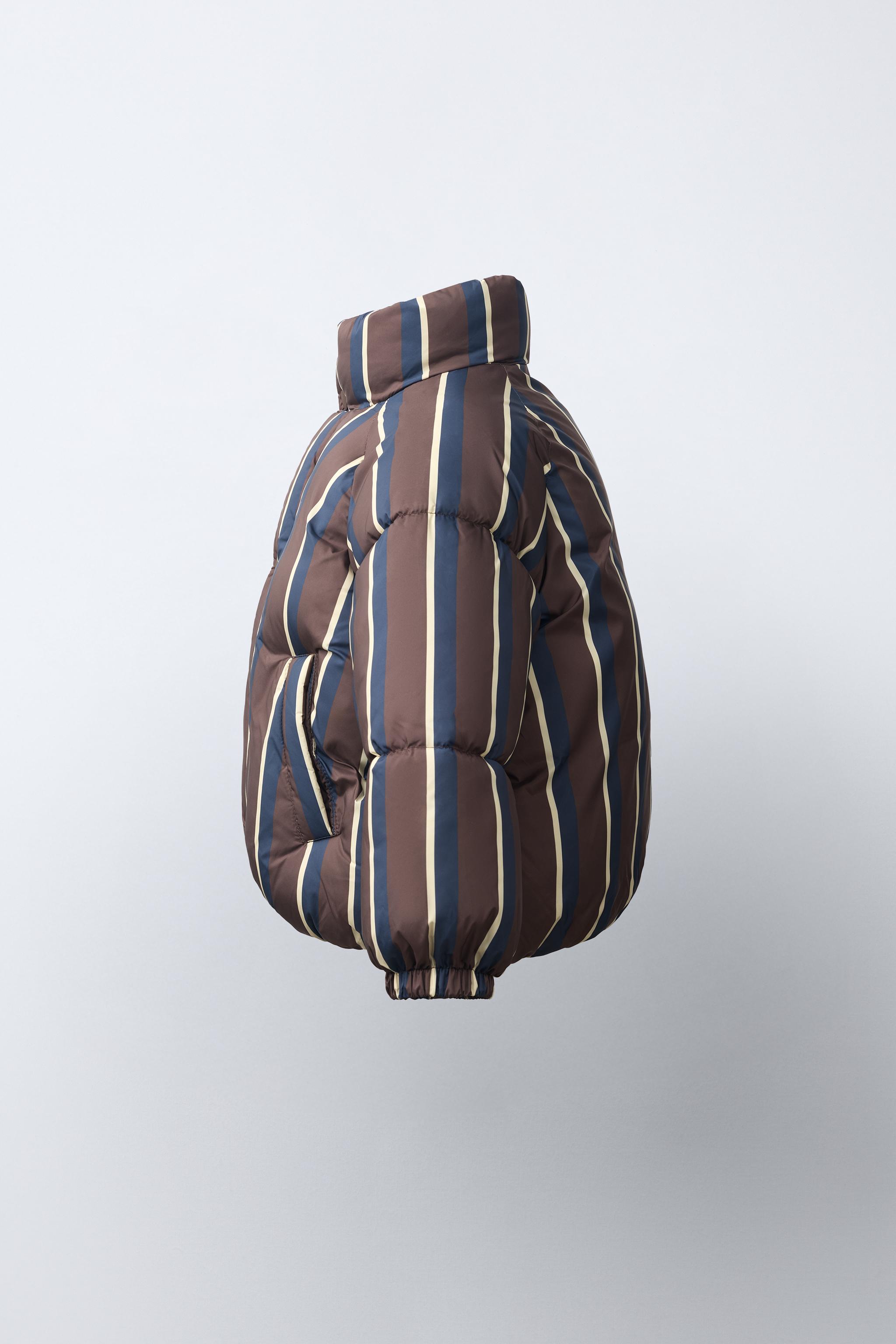 Детские куртки Zara WATER-REPELLENT PADDED STRIPED COAT — фото 3