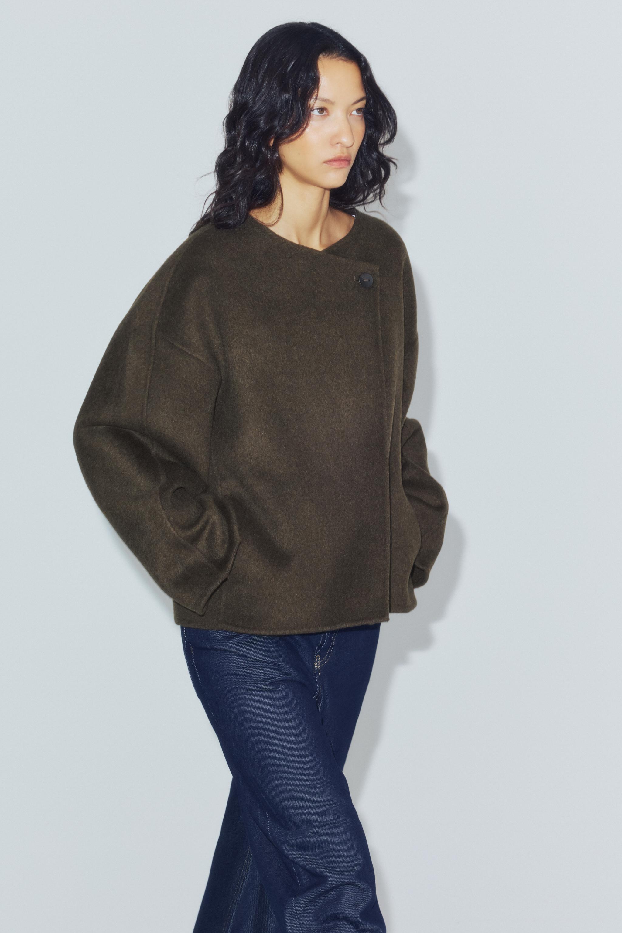 ZW COLLECTION SHORT WOOL COAT