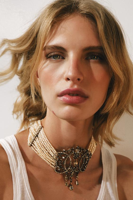 COLLAR CHOKER PERLAS JOYAS - 109 de Zara - Imagen 0