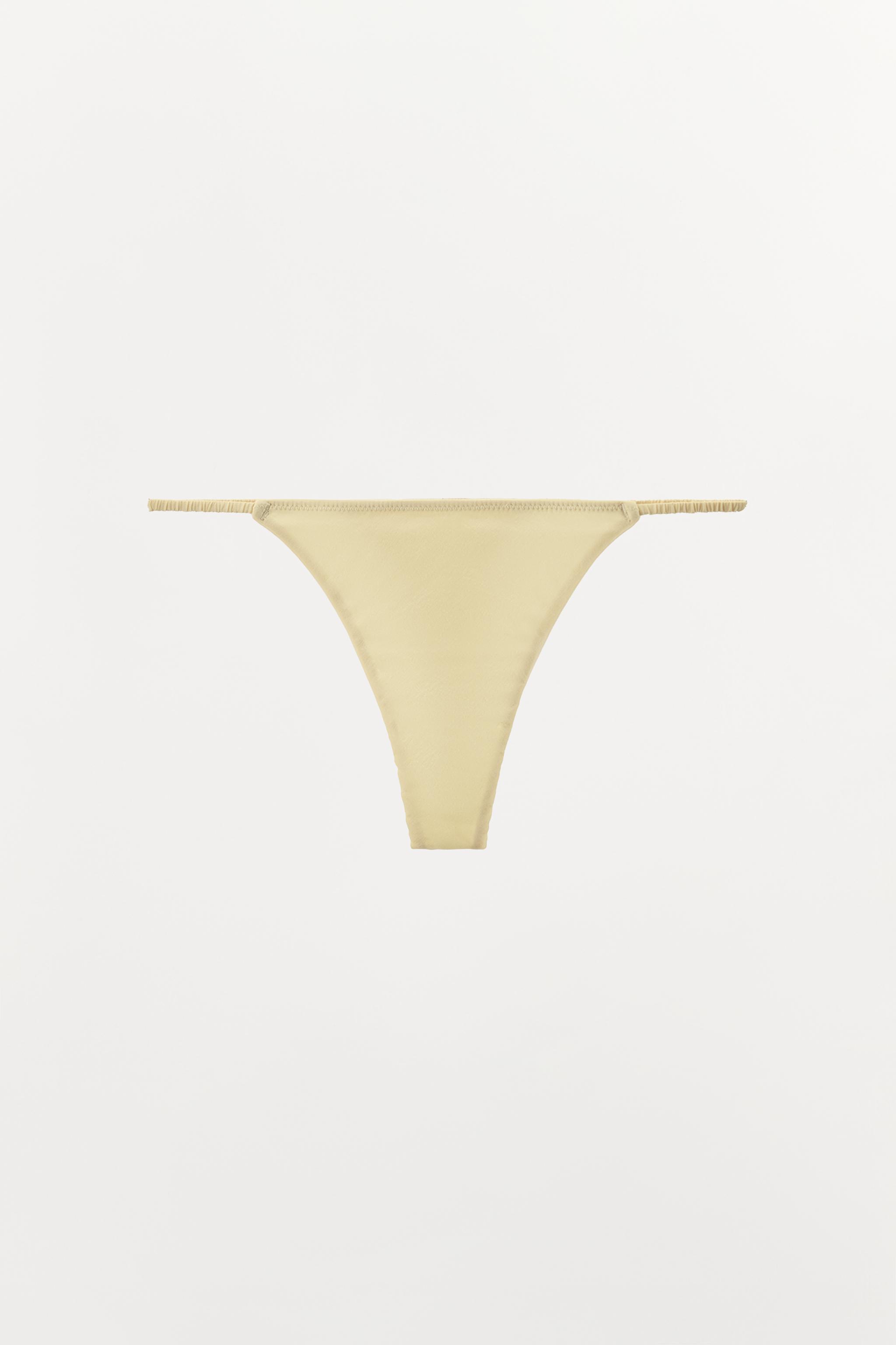 SILK BLEND THONG