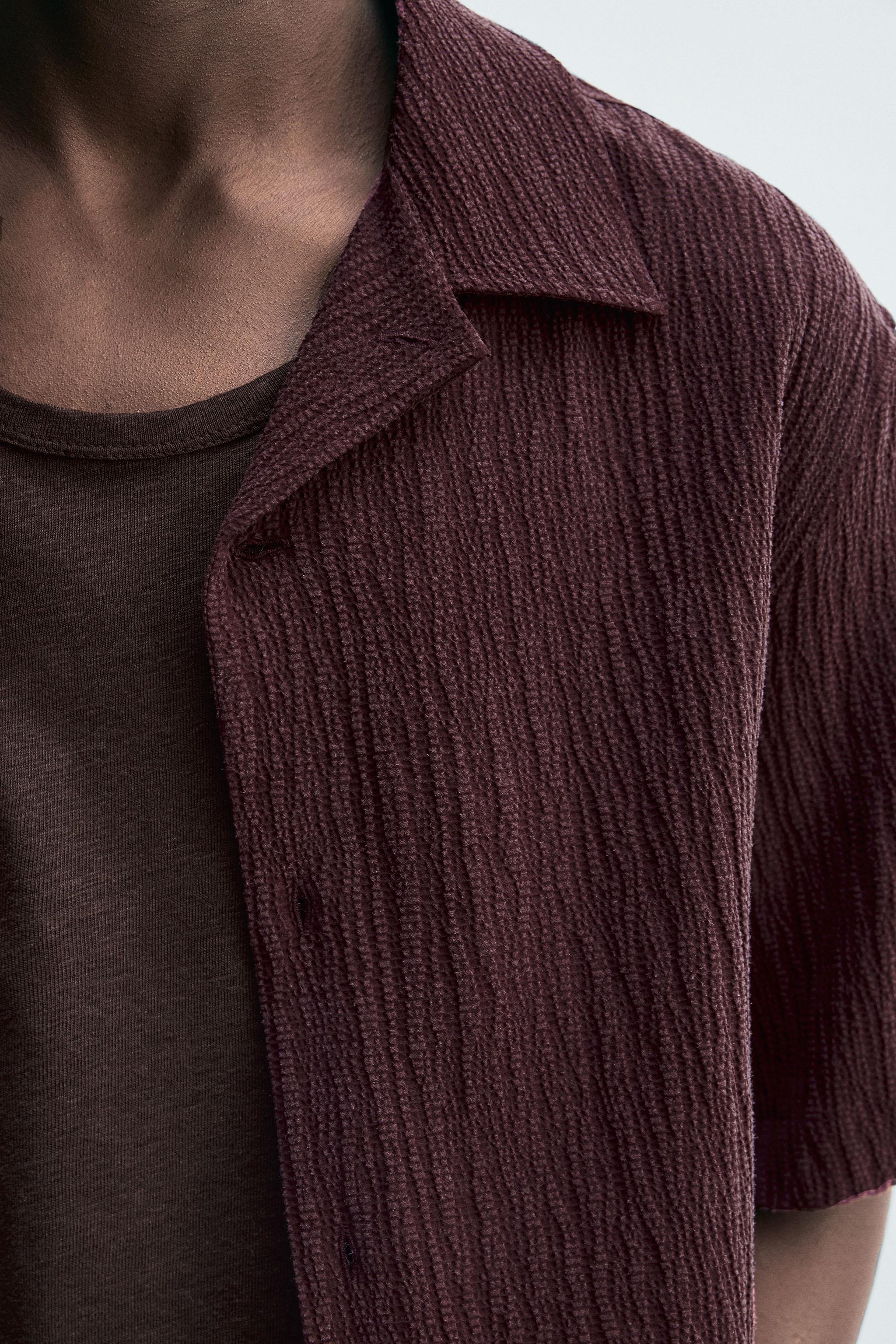 RELAXED FIT TEXTURED SHIRT