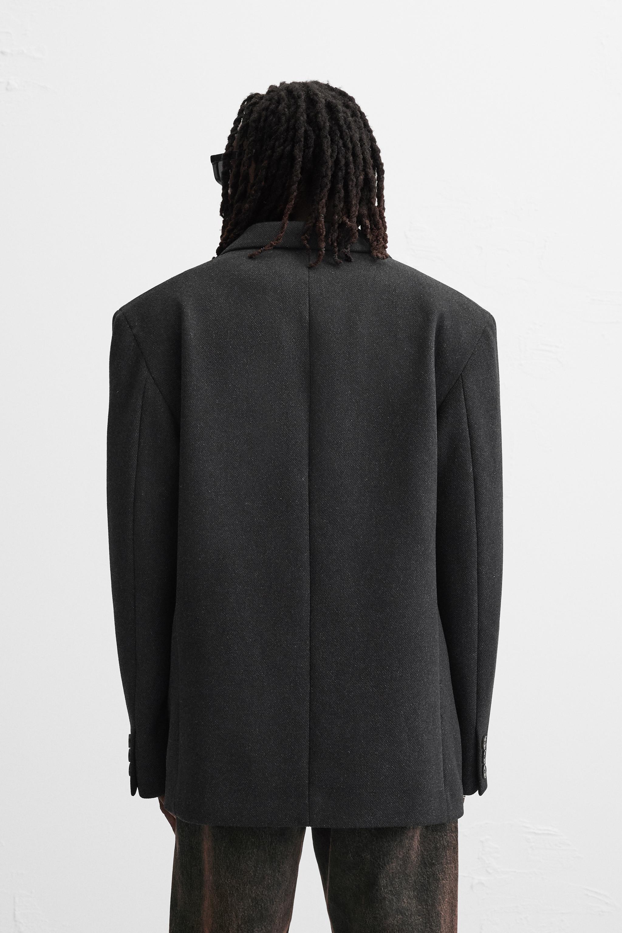 ZARA】ZWコレクション ショートジャケット グレー3736/041/802