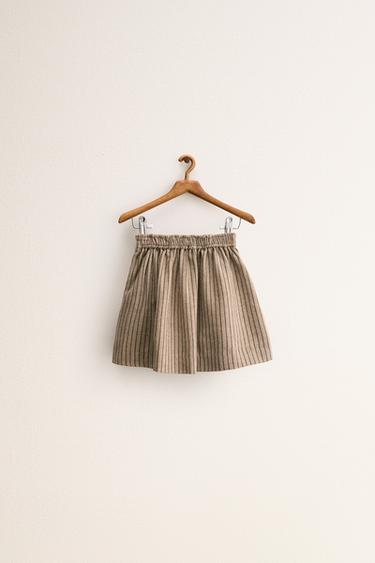 ZARA TIMELESS - STRIPED SKIRT - camel by Zara - Image 1