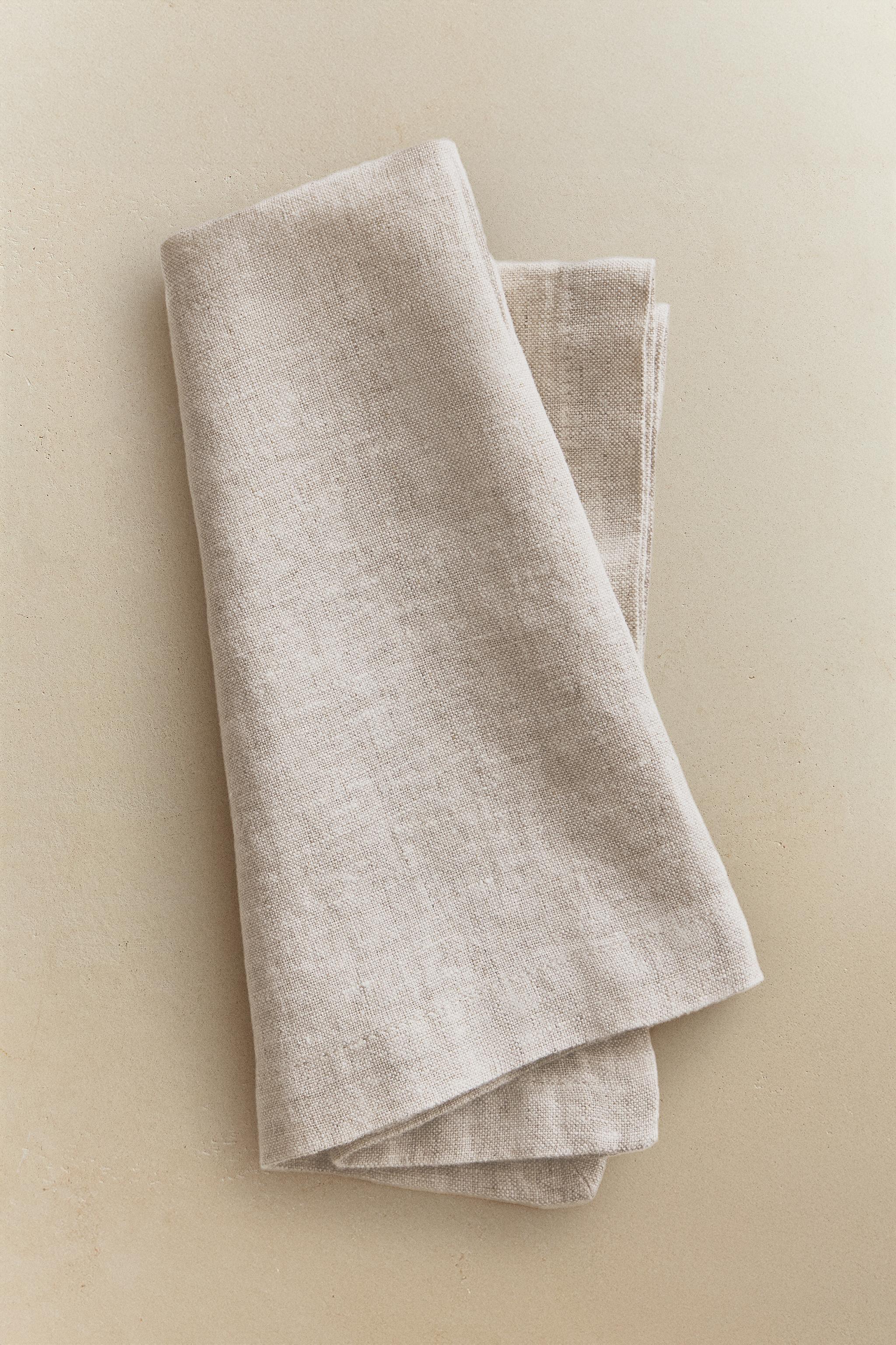 SET OF WASHED LINEN NAPKINS (SET OF 2)