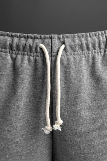 JOGGER SHORTS - Grey marl by Zara - Image 2