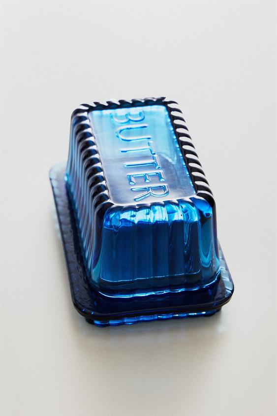 BEURRIER EN VERRE - Bleu de Zara - Image 4