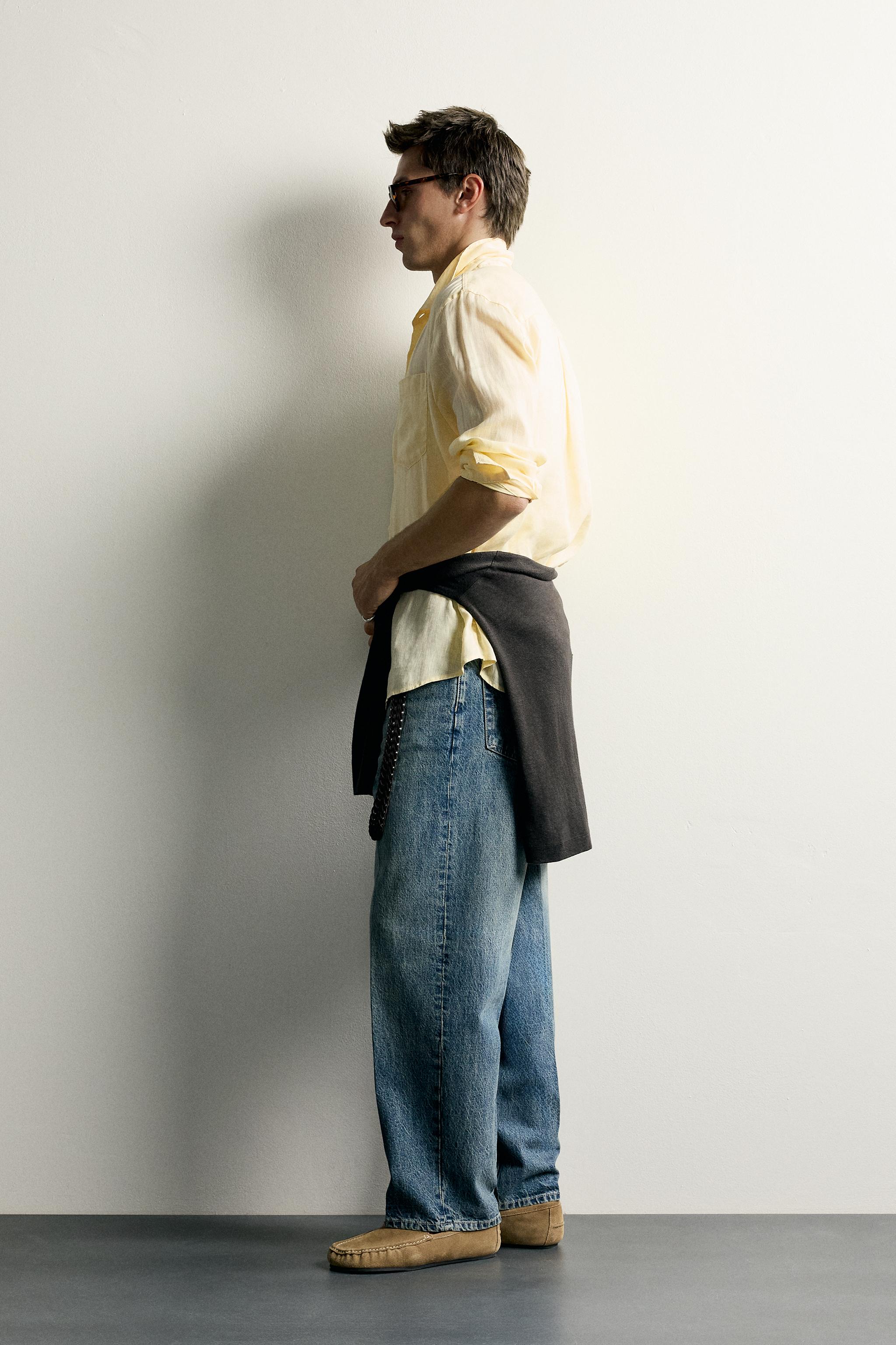 100% LINEN REGULAR FIT SHIRT