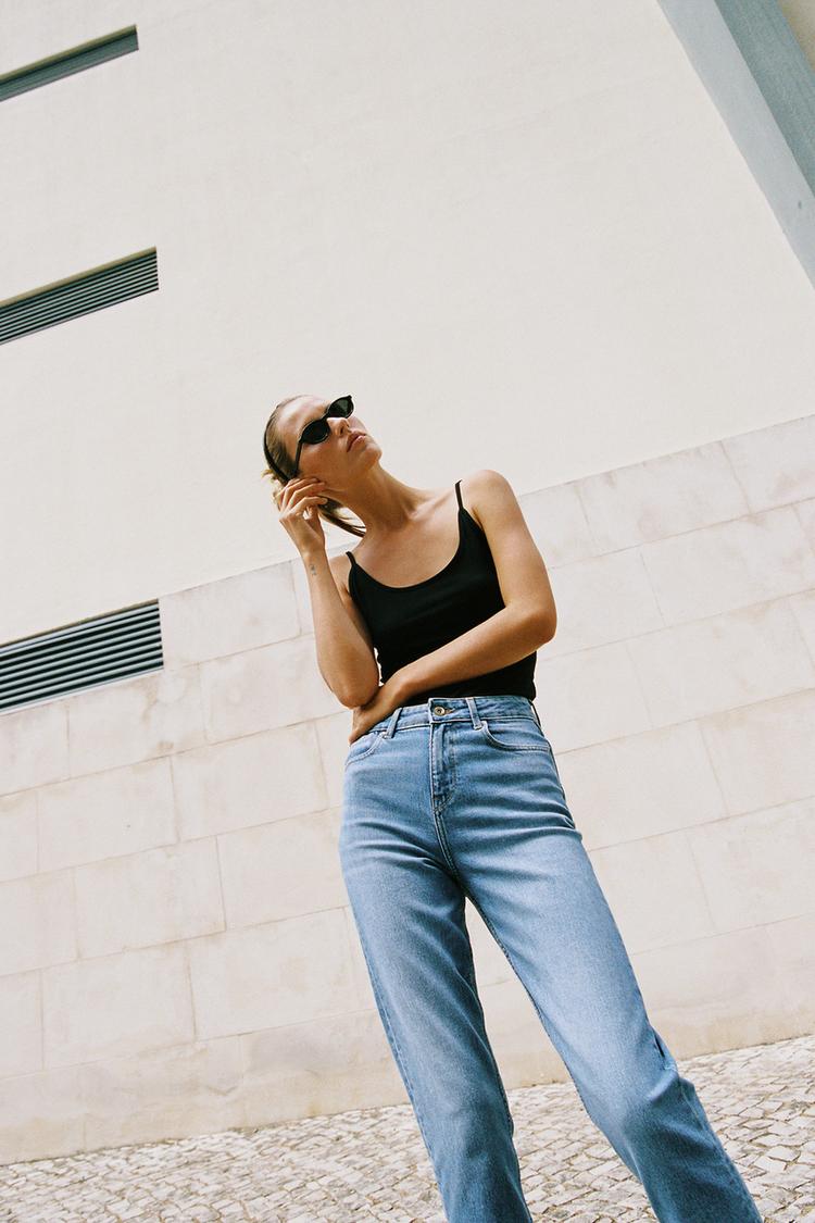Jeans de tiro alto estilo mom Z1975 3