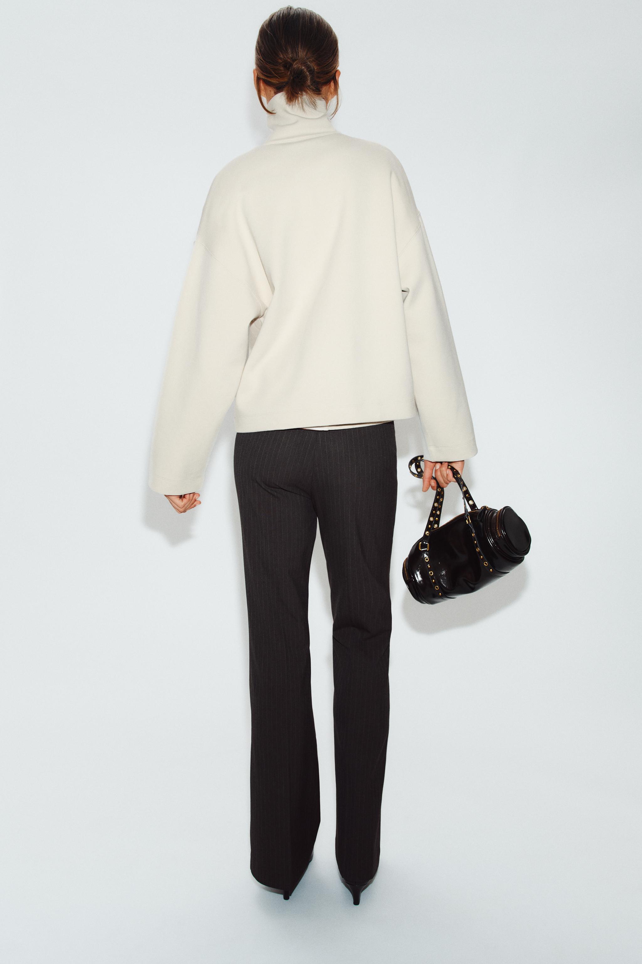 SWEAT COL HAUT INTERLOCK