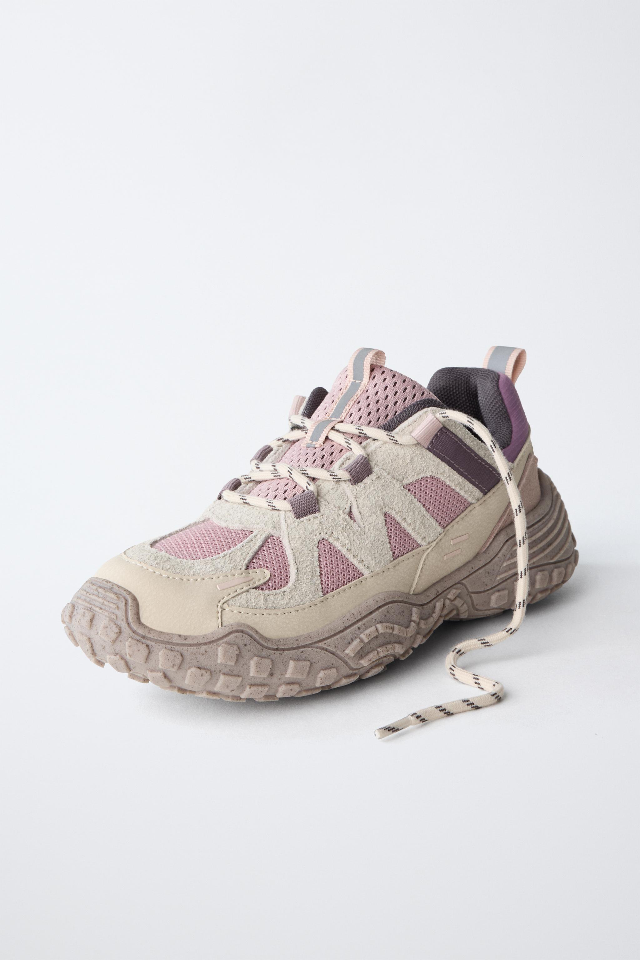 Детские кроссовки Zara PANELLED SNEAKERS — фото 3