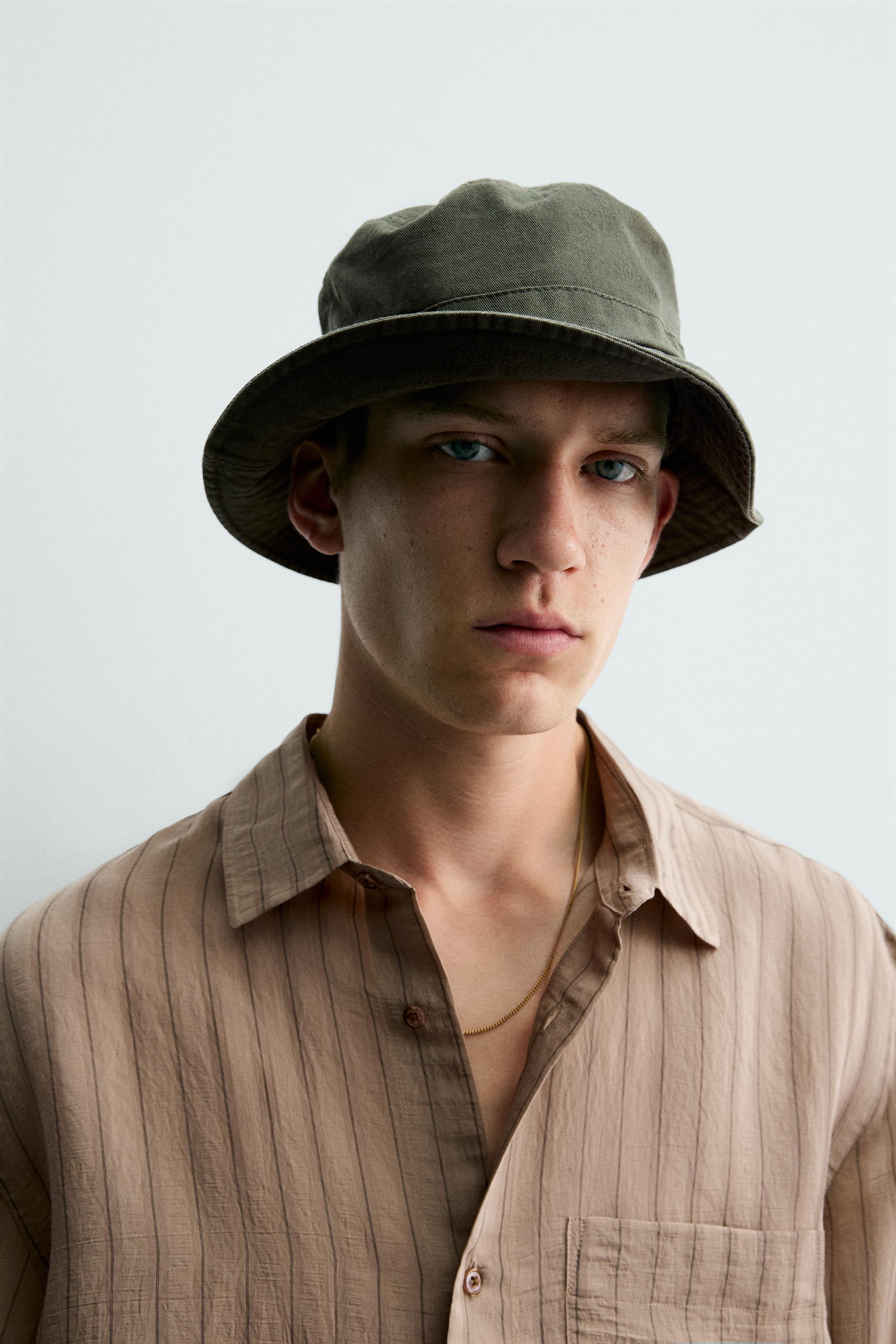 Мужские рубашки Zara STRIPED SHIRT WITH TAB SLEEVES — фото 5