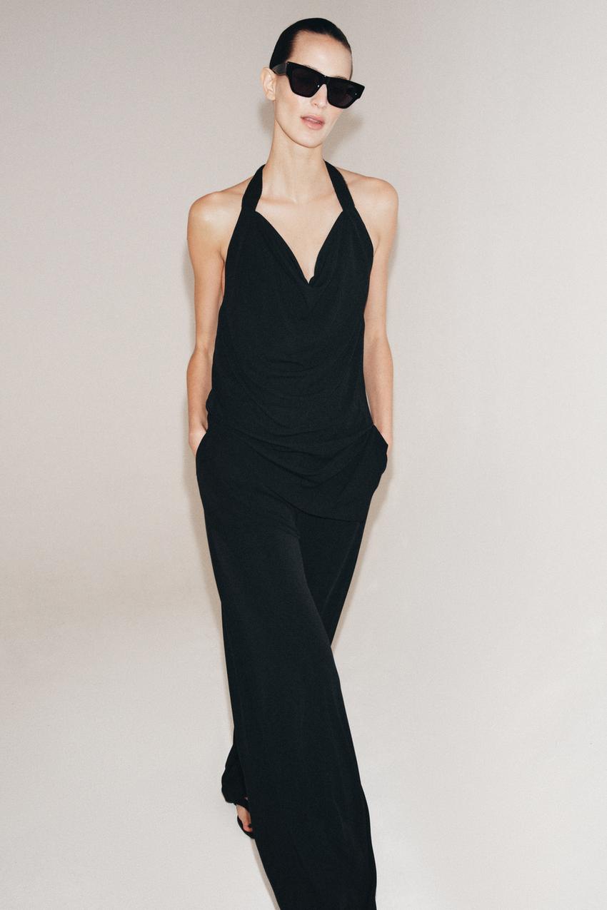 ZARA WIDE LEG LONG PANTS