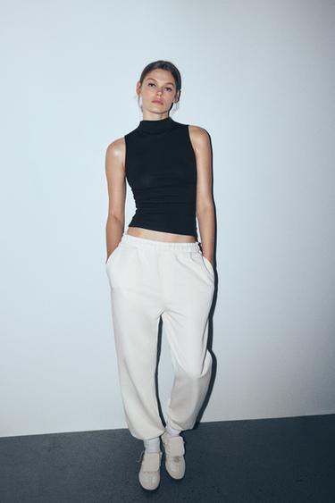 TOP SANS MANCHES - Noir de Zara - Image 1