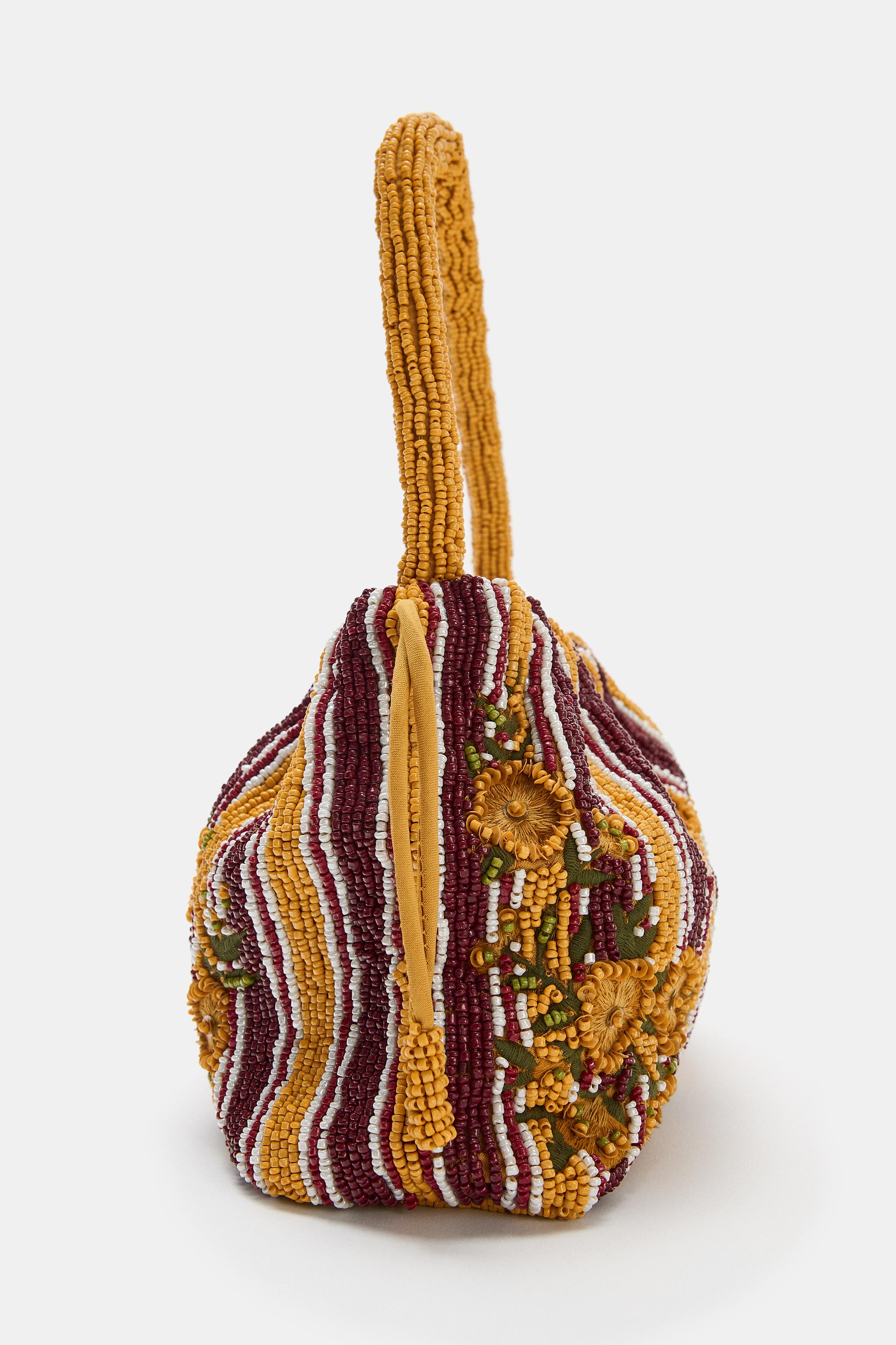 BEADED MINI SHOULDER BAG