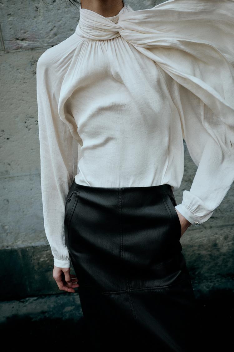 BLUSA FLUIDA LAZO