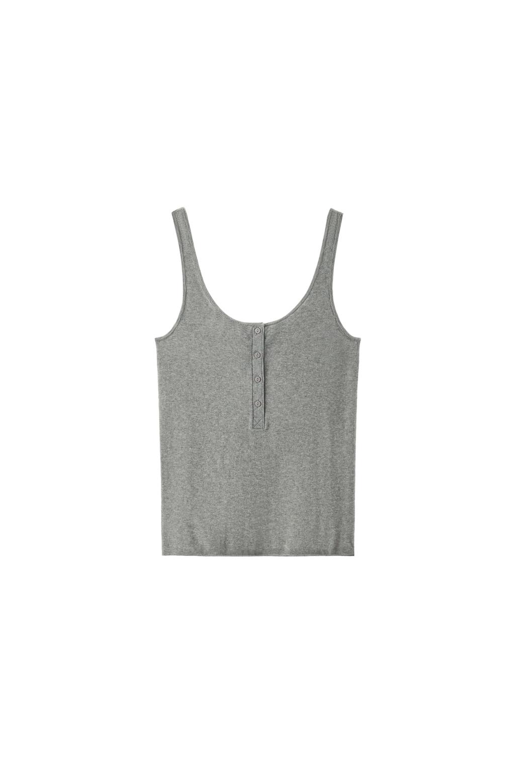 BUTTON KNIT TOP - image 3