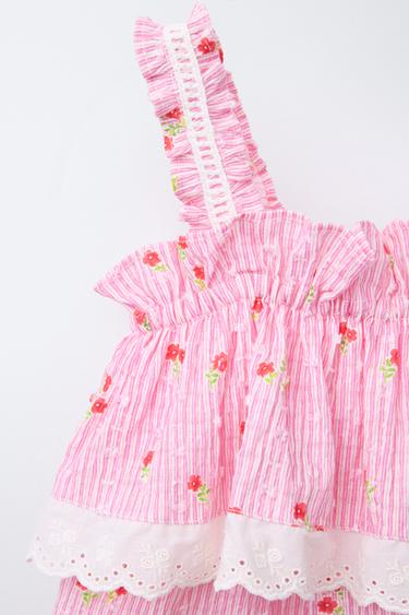 COMBI-SHORT FLEURS - Rose de Zara - Image 2