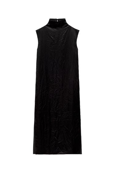 ZW CREASED SATIN DRESS - LIMITED EDITION