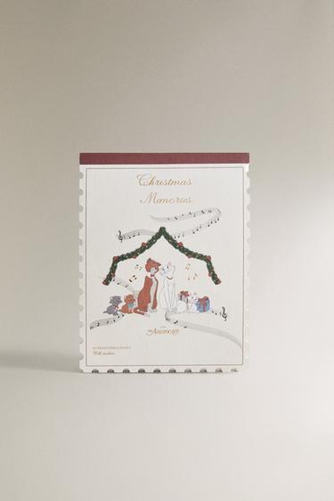 NOTIZBUCH MIT ARISTOCATS ©DISNEY WEIHNACHTS-STICKERN - Bunt von Zara - Bild 0
