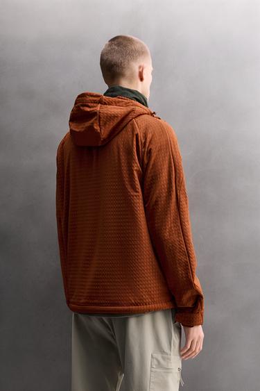 SWEAT TECHNIQUE BIMATIÈRE POLAIRE - Orange de Zara - Image 2