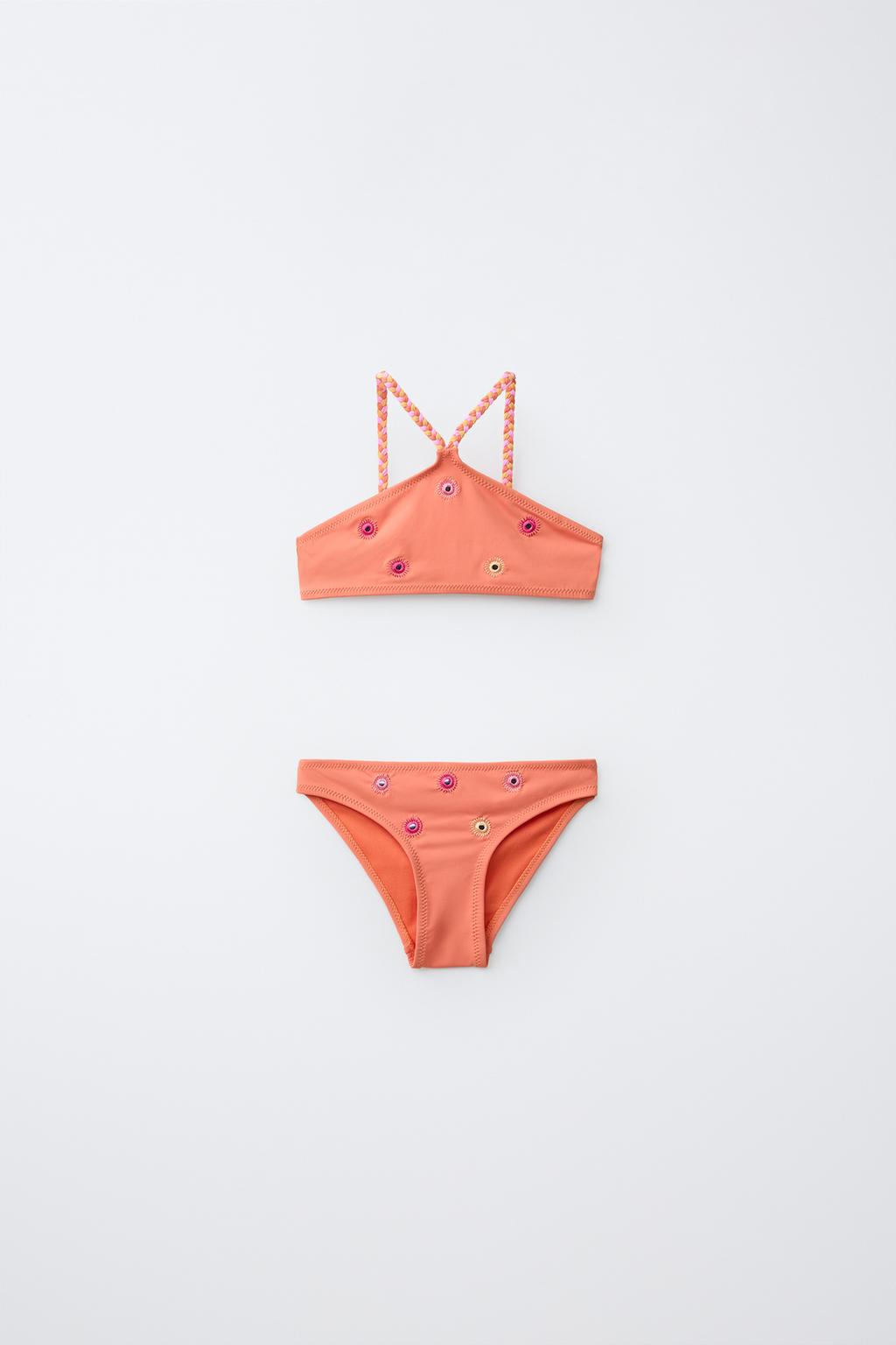 Zara 6-14 AÑOS/ Tikməli güzgü bikini