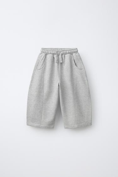 PANTALON BALLON UNI - Gris de Zara